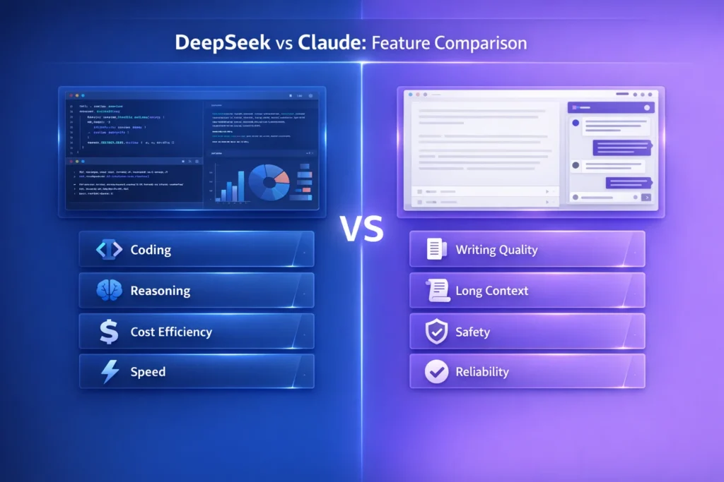 FEATURE-BY-FEATURE COMPARISON: DEEPSEEK VS CLAUDE