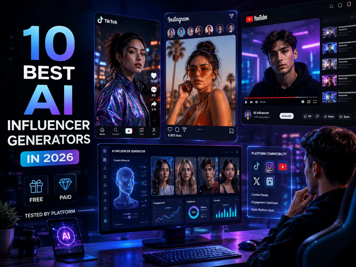 Best AI Influencer Generators