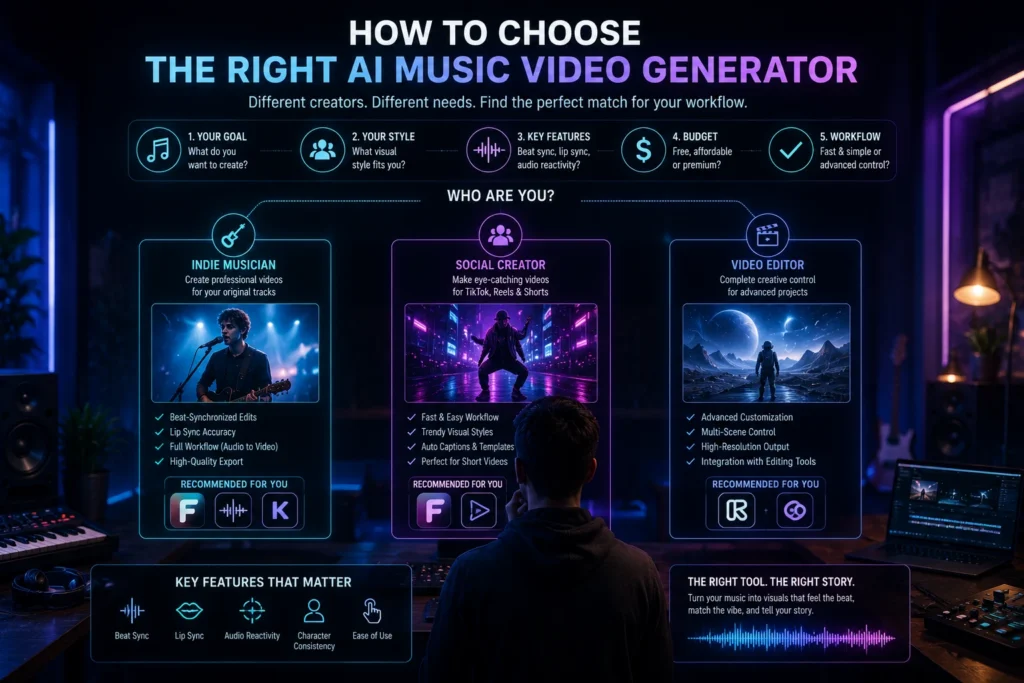 How to Choose the Right AI Music Video Generator